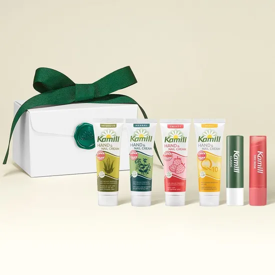 카밀 기프트박스 미니핸드크림 4종 립밤 중 택1