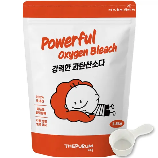 더푸룸 얼룩제거 과탄산소다 3.8kg 계량스푼 증정