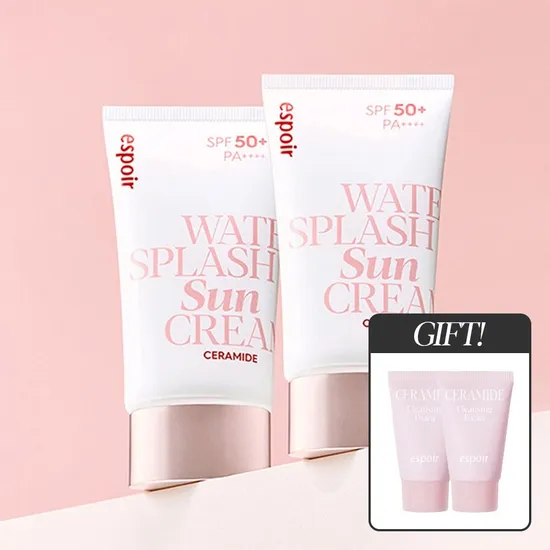 에스쁘아 워터 스플래쉬 선크림 세라마이드 1+1