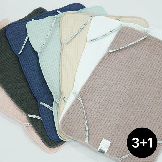 스누즈 피그먼트 순면 밴딩 코지 베개 커버 총 4장