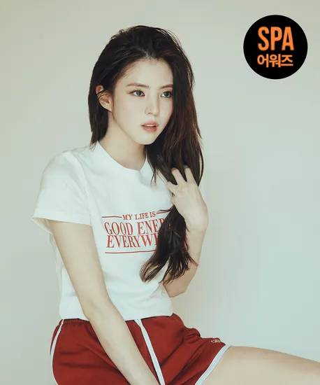 지오다노 미니핏 그래픽 반팔티셔츠