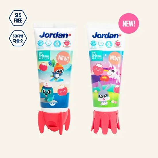 조르단 뉴스텝1 딸기향치약 75g