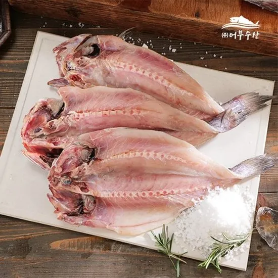 여수 어부수산 국내산 반건조 할복민어 총10마리