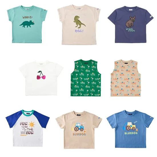 롯데온) 블루독 여름티셔츠 5종택1 균일가 12,820원