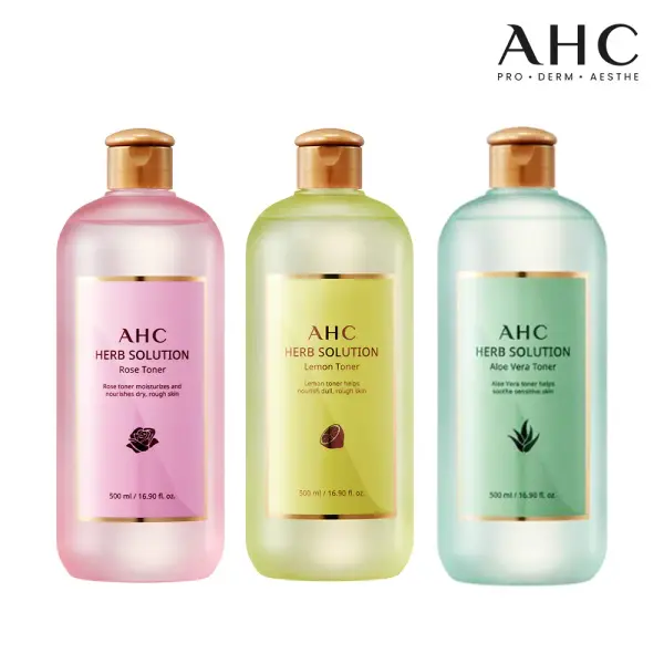AHC 허브솔루션 토너 대용량 500ml 1개