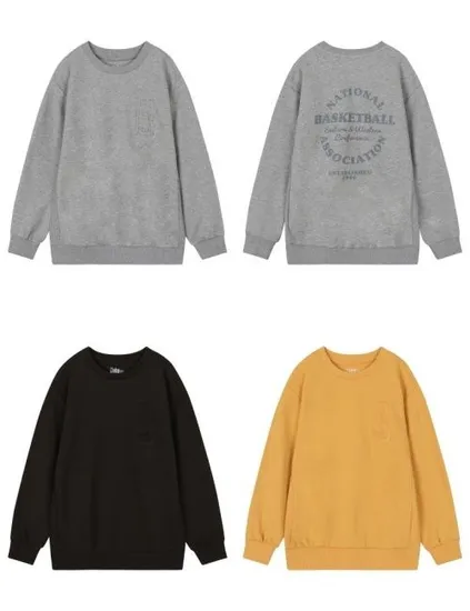 NBA키즈 엠보로고 맨투맨티셔츠 2장