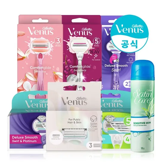 질레트 비너스 Y존 제모기 2개입
