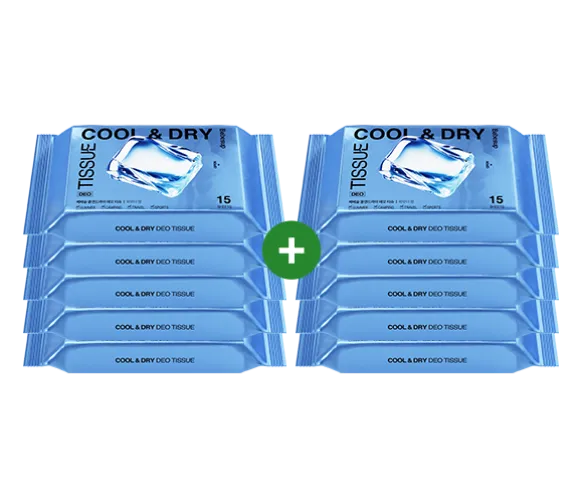 베베숲 쿨앤드라이 데어 티슈 10팩