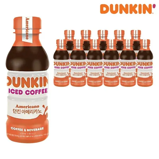 던킨 아메리카노 RTD커피 400ml 12개