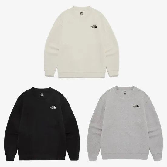 노스페이스 무브먼트 에센셜 스웨셔츠 크림 그레이 블랙 택1