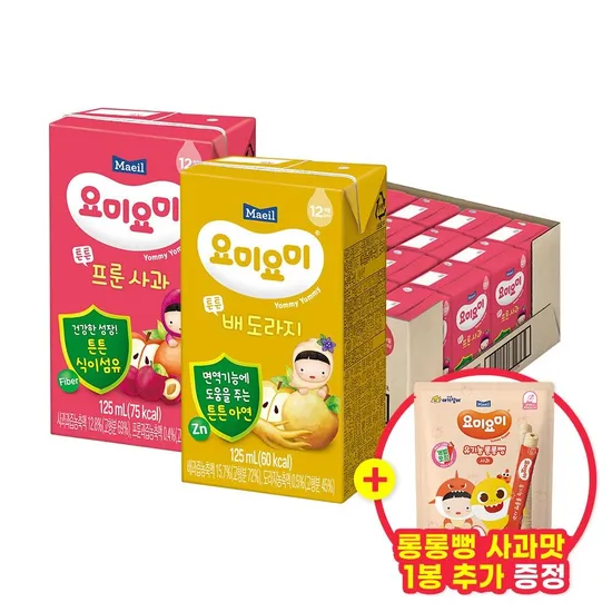 매일 요미요미 튼튼주스 125ml 24팩