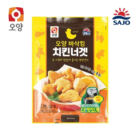 사조오양 바삭킹 치킨너겟 1kg