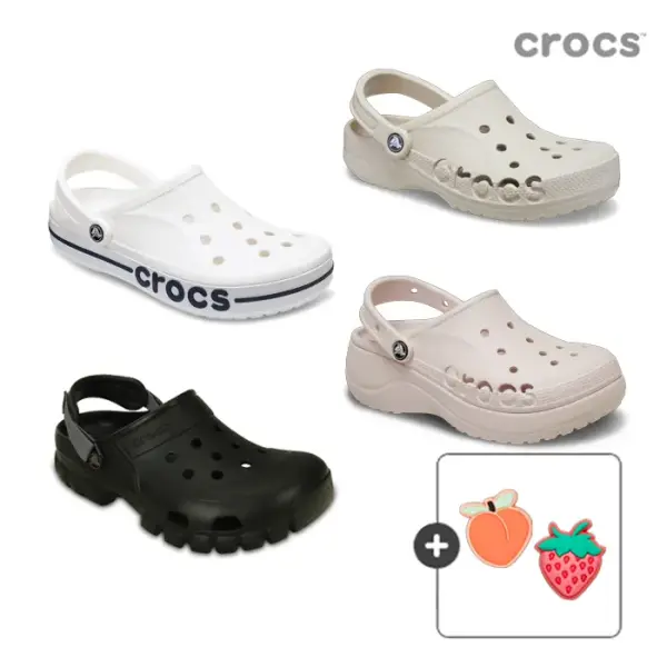 크록스 클로그 지비츠 12개