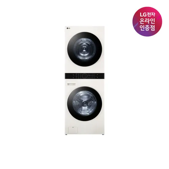 LG 트롬 트루스팀 워시타워 W21EEAM 24kg+21kg