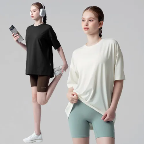 젝시믹스 아이스페더 오버핏 티셔츠 2팩