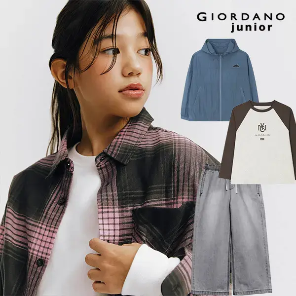 지오다노 키즈 맨투맨 100 110 120