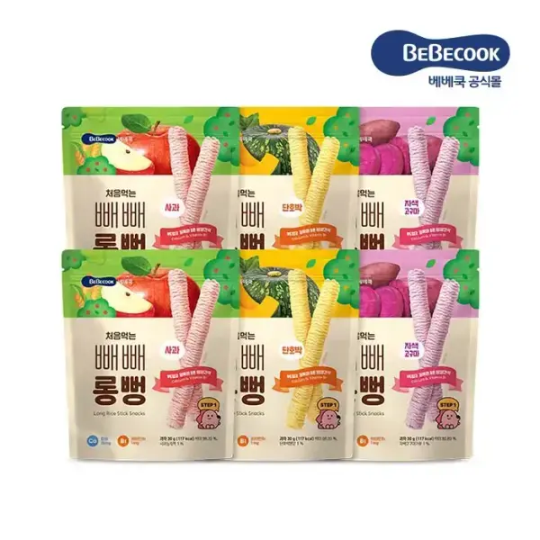 베베쿡 빼빼롱뻥 사르르쿵 6봉