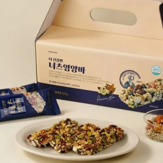 김규흔한과 더 건강한 너츠 영양바 25개입