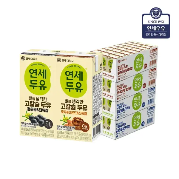 연세 뼈를 생각한 고칼슘 두유 혼합형 180ml 96팩