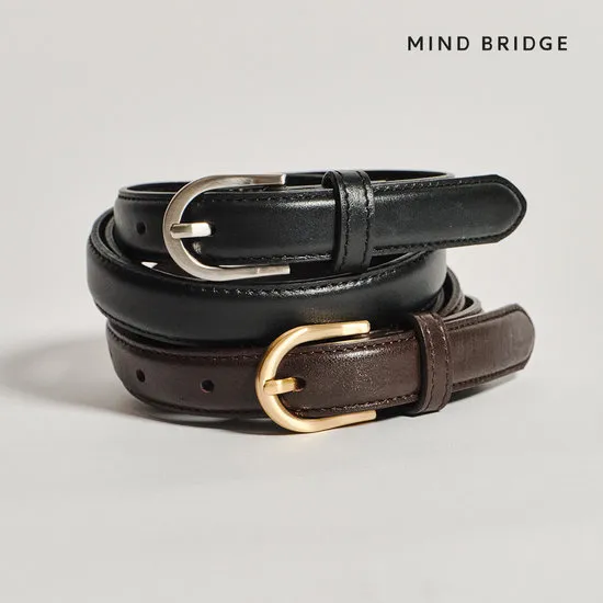 마인드브릿지 여성 소가죽 벨트