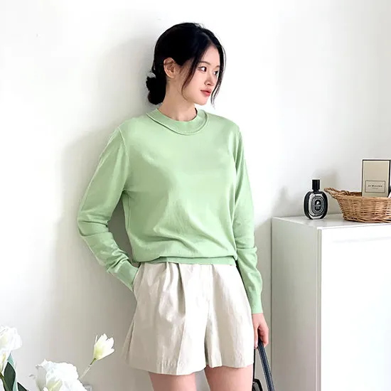 르포엠 릴리안 데일리 라운드 니트 3개입