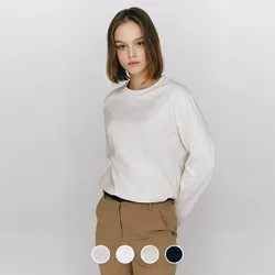 지오다노 기본 무지 긴팔티셔츠 1개