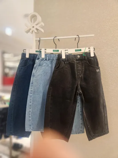 베네통키즈 데님 배기 팬츠 3컬러 45,260