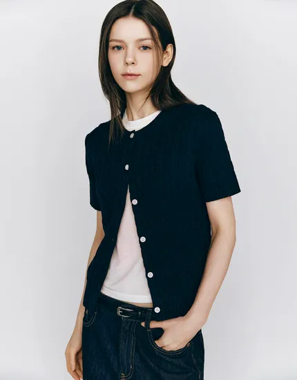 지오다노 기본 가디건