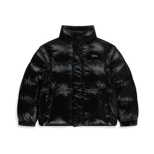 내셔널지오그래픽 키즈 글로시 2WAY 패딩 점퍼