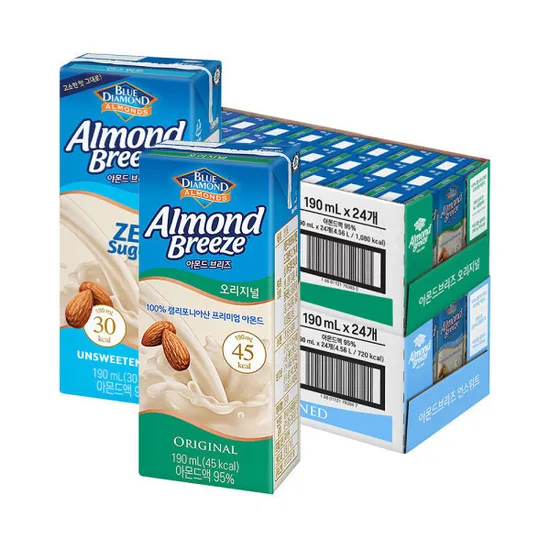 아몬드브리즈 오리지널/언스위트 190ml 48팩
