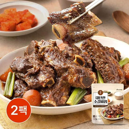 소갈비찜 1500g 4팩 (총 6kg)