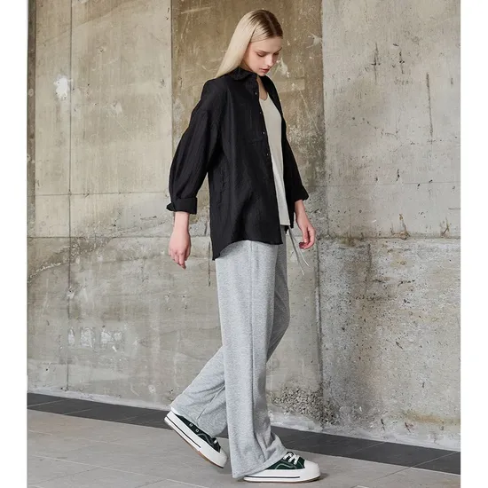 프레쉬 잔골지 와이드 밴딩 팬츠