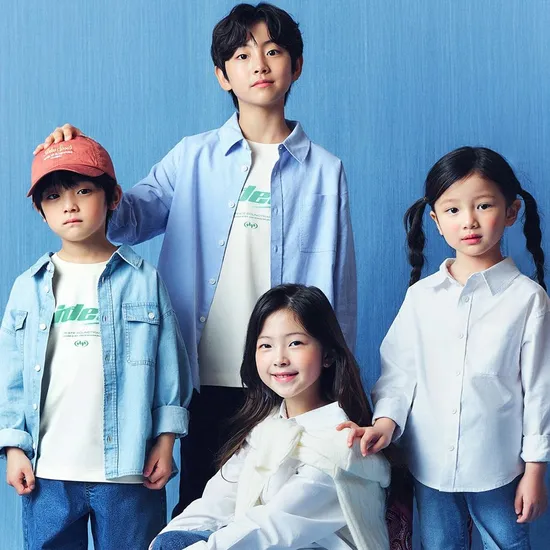 탑텐키즈 공용 스트라이프 9부티