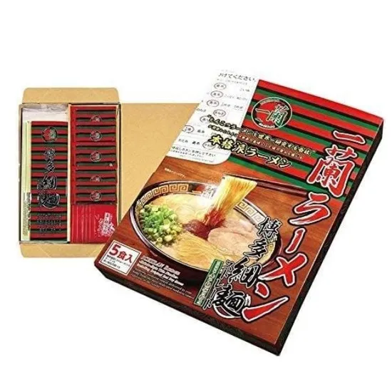 이치란 돈코츠라멘 스트레이트면 5개입