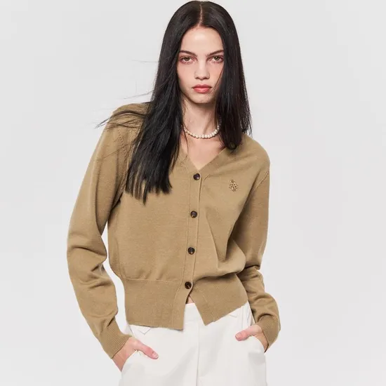 제너럴아이디어 에센셜 가디건 베이지