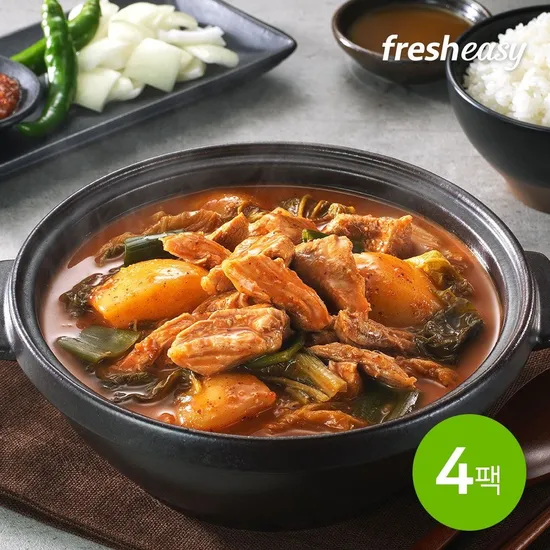 이바돔 순살 우거지 감자탕 600g x4팩