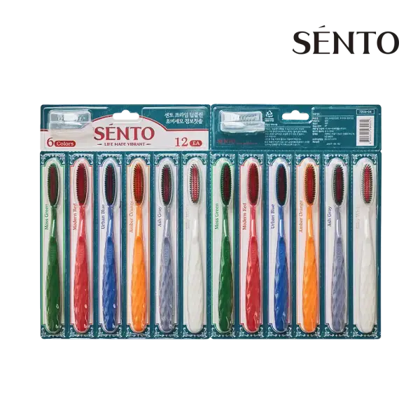 센토 프라임 딥클린 초미세모 점보칫솔 12개