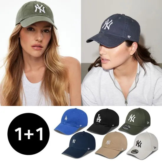 MLB 엠엘비 볼캡 야구 모자 1+1