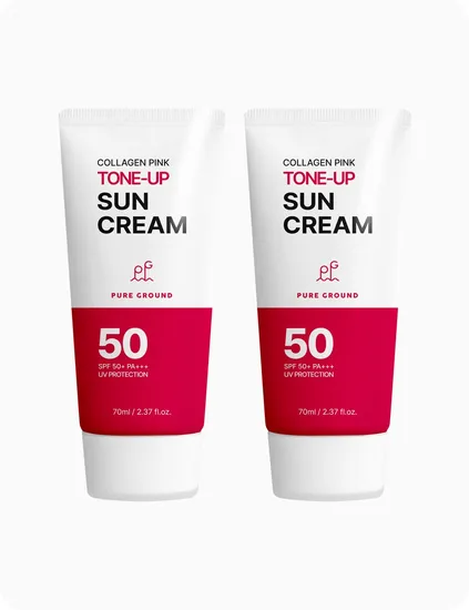 퓨어그라운드 톤업선크림 70ml 1+1