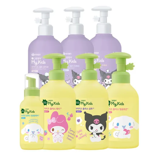 그린핑거 마이키즈 플러스 얼굴클렌저 200ml 로션 160ml