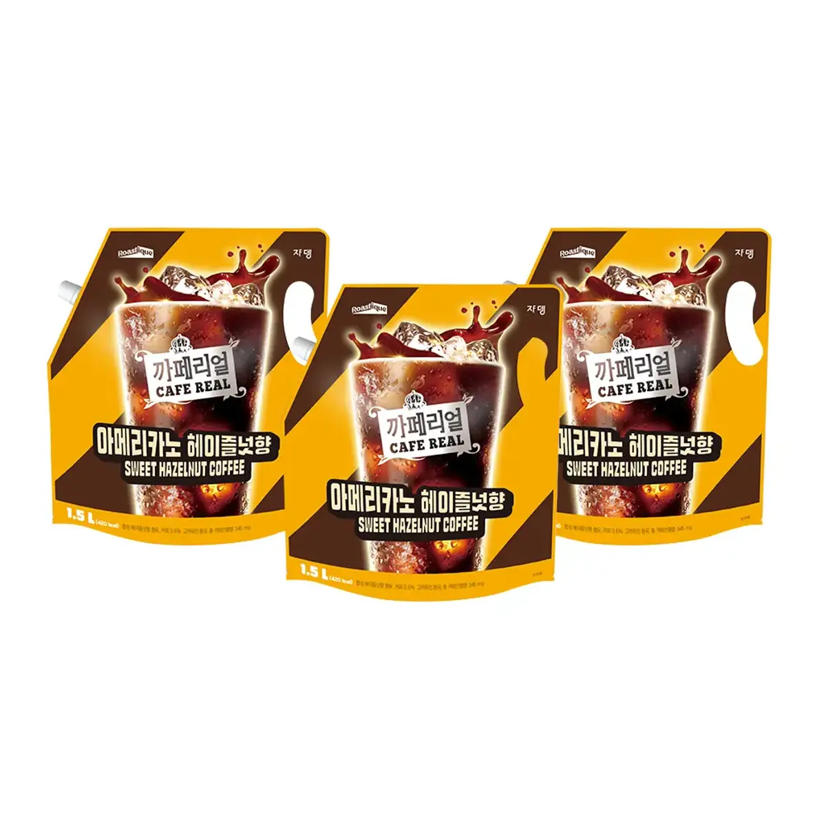 쟈뎅 아메리카노 헤이즐넛향 1.5L 3개