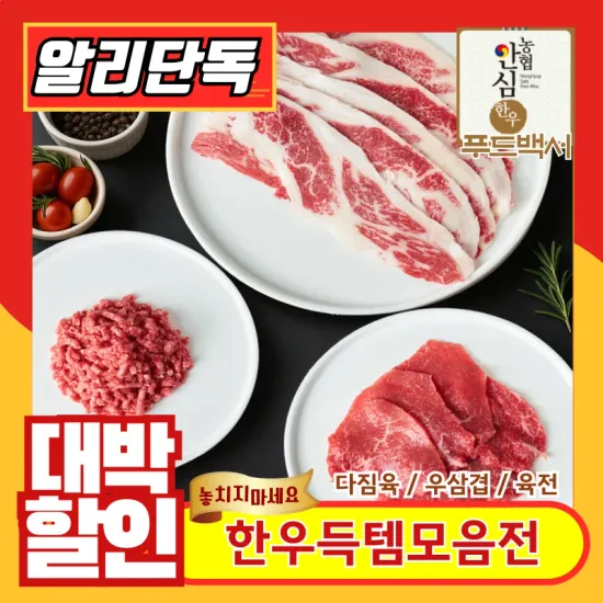 1++한우 다짐육 500g (코인26%)