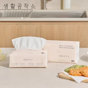 생활공작소 뽑아쓰는 키친타올 베이직 100매 9팩