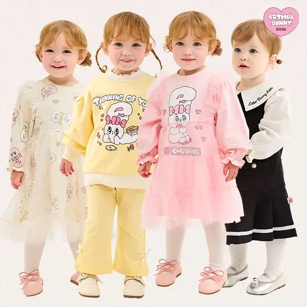 에스더버니 리틀 블루밍로즈 티셔츠