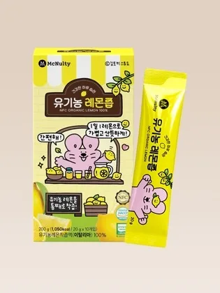 맥널티바이오 김토끼 유리농 레몬즙 10포