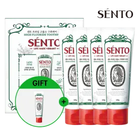 센토 고불소 프라임 구취케어 치약 아쿠아 민트향 120g 5개