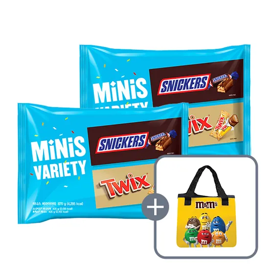 미니스 버라이어티팩 870g 보냉백 1+1