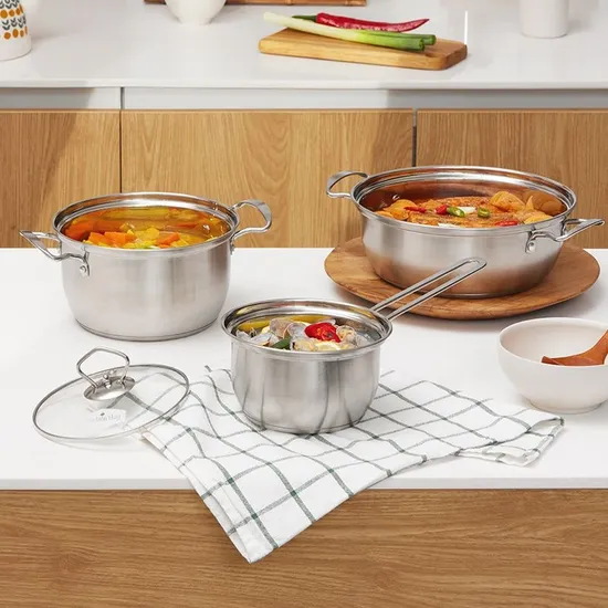 스테인레스 304 냄비 3종 세트