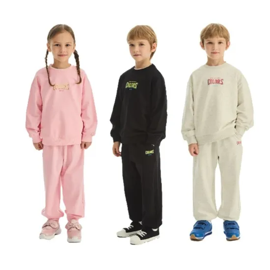 베네통키즈 컬러스 셋업