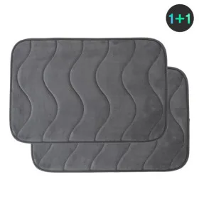 논슬립 메모리폼 물결 발매트 1+1